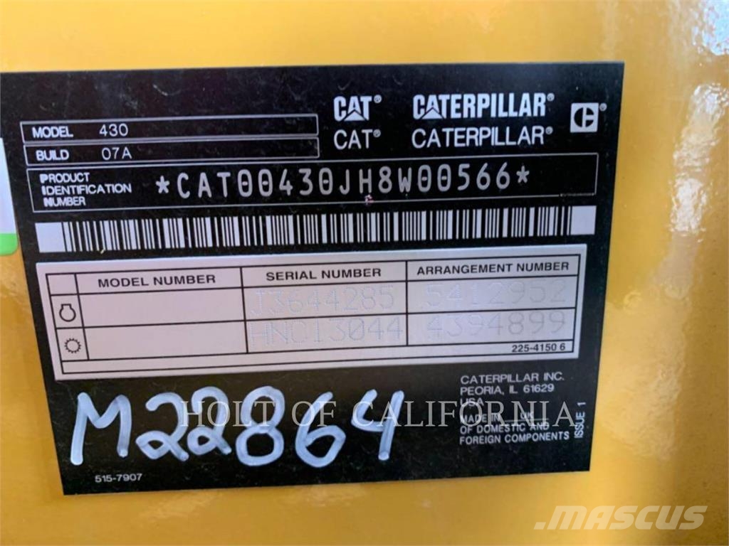 CAT 430 Kotrórakodók