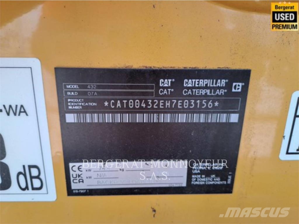 CAT 432 Εκσκαφείς Φορτωτές τύπου JCB