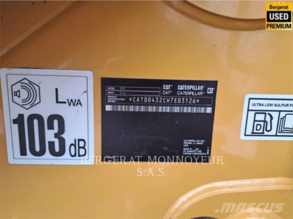 CAT 432 Εκσκαφείς Φορτωτές τύπου JCB