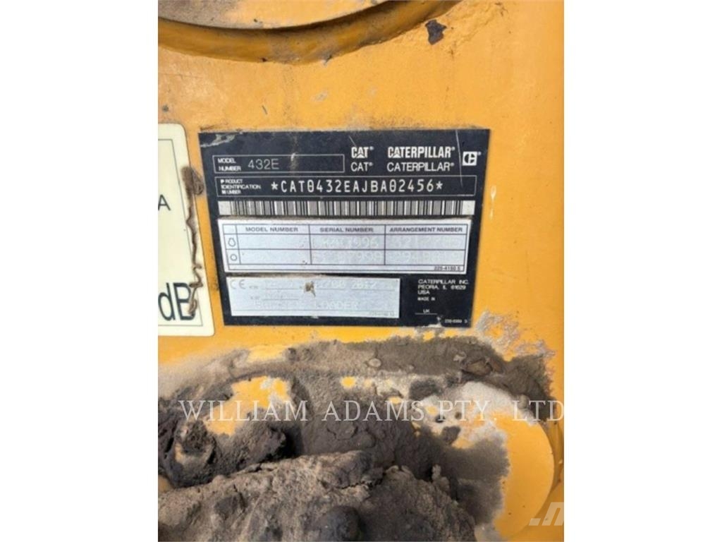 CAT 432E 백호로더