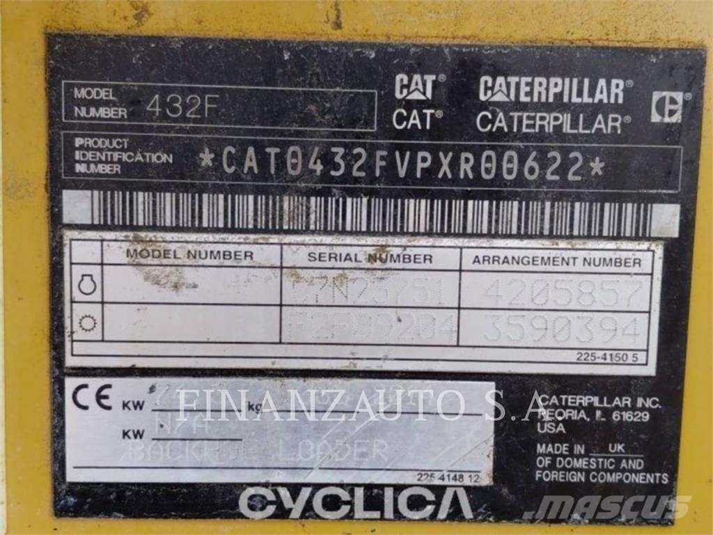 CAT 432F Εκσκαφείς Φορτωτές τύπου JCB
