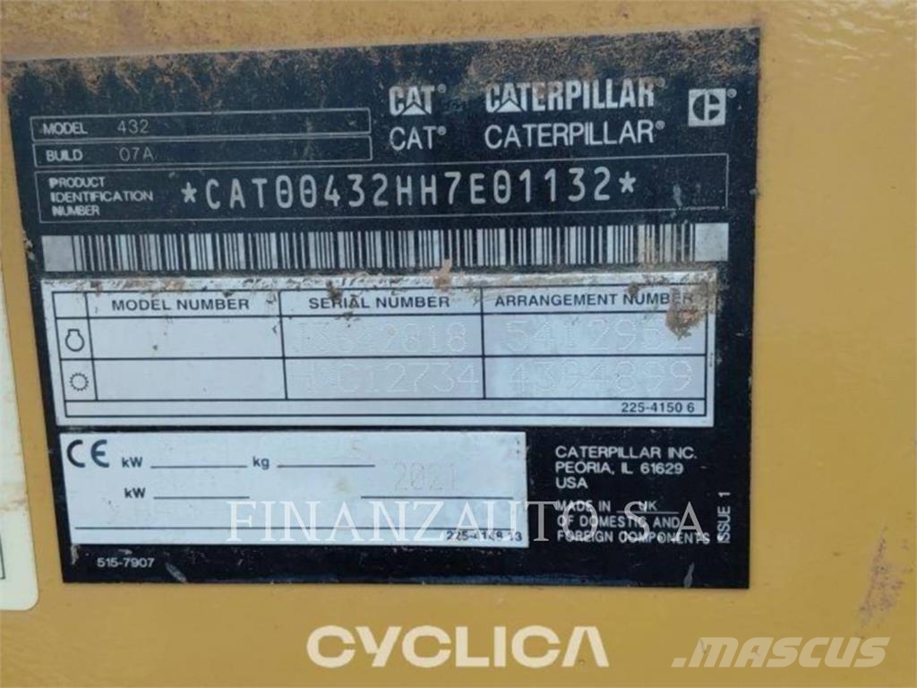 CAT 432F Rovokopači