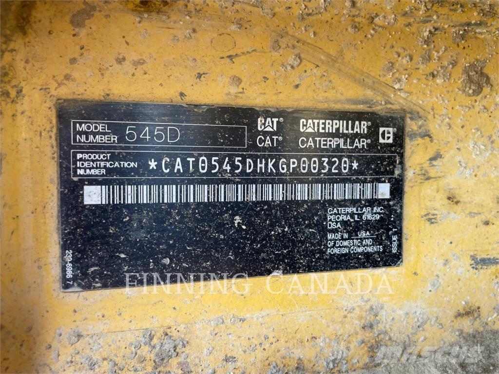 CAT 545D Miško vilkikai