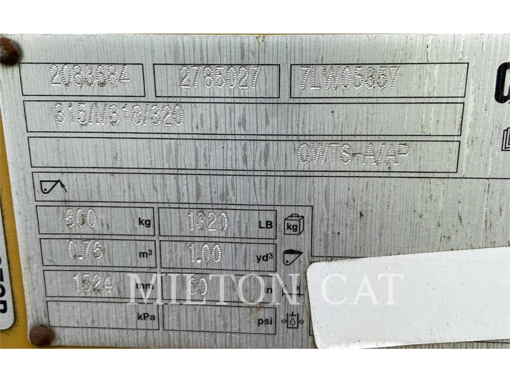 CAT 60 DC BUCKET FOR PIN LOCK COUPLER Žlice