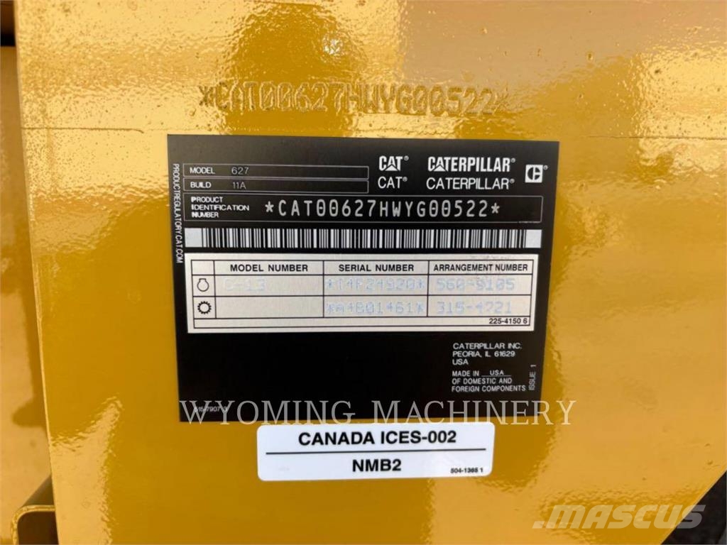 CAT 627 Frezos
