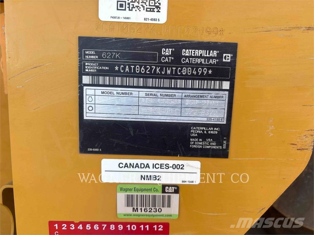 CAT 627K Schaber