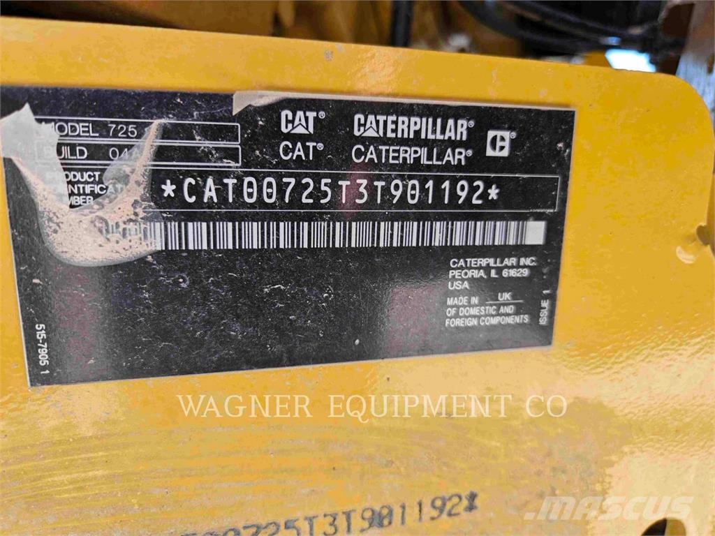 CAT 72504 アーティキュレート式ダンプトラック