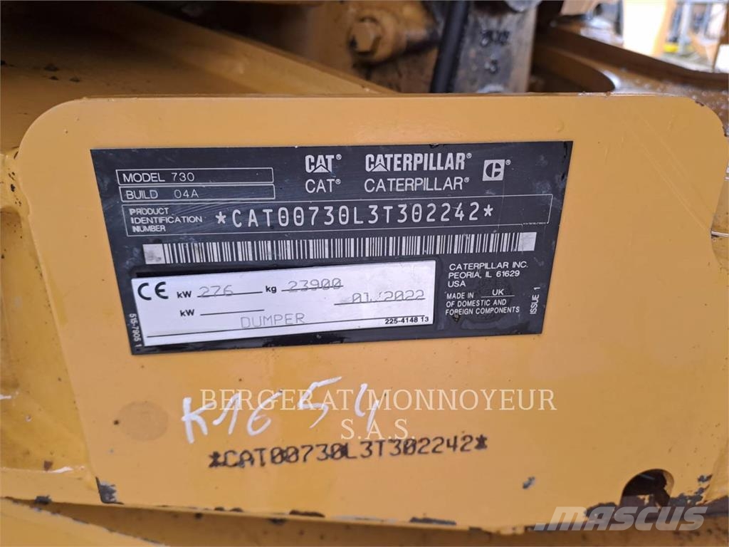 CAT 730 Dúmpers articulados