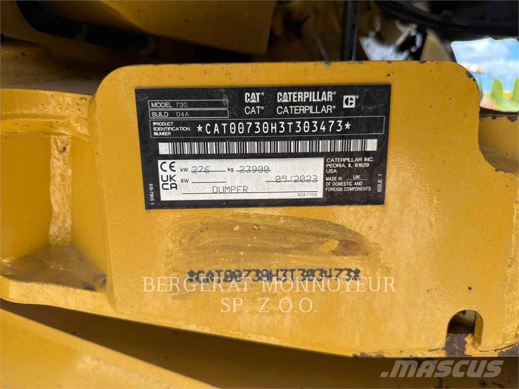 CAT 730 Dumper - Knickgelenk