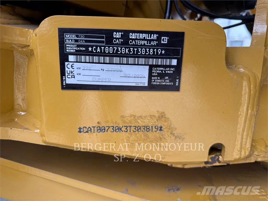 CAT 730 Dumper - Knickgelenk