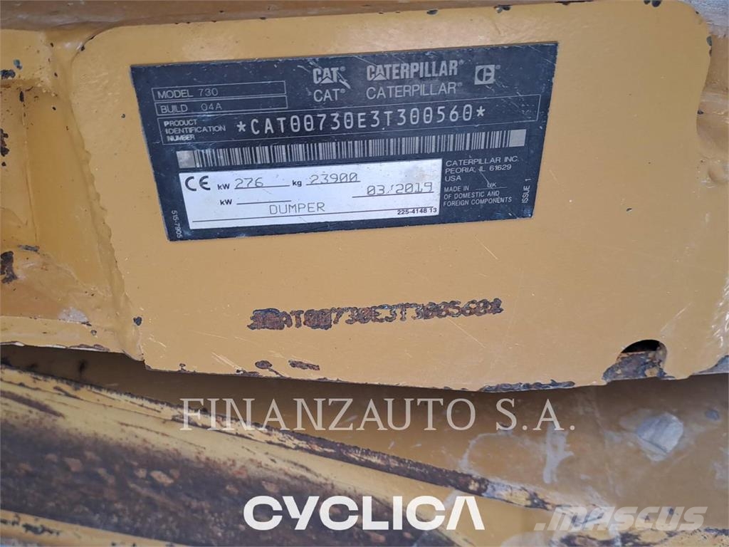 CAT 730 Dumper - Knickgelenk
