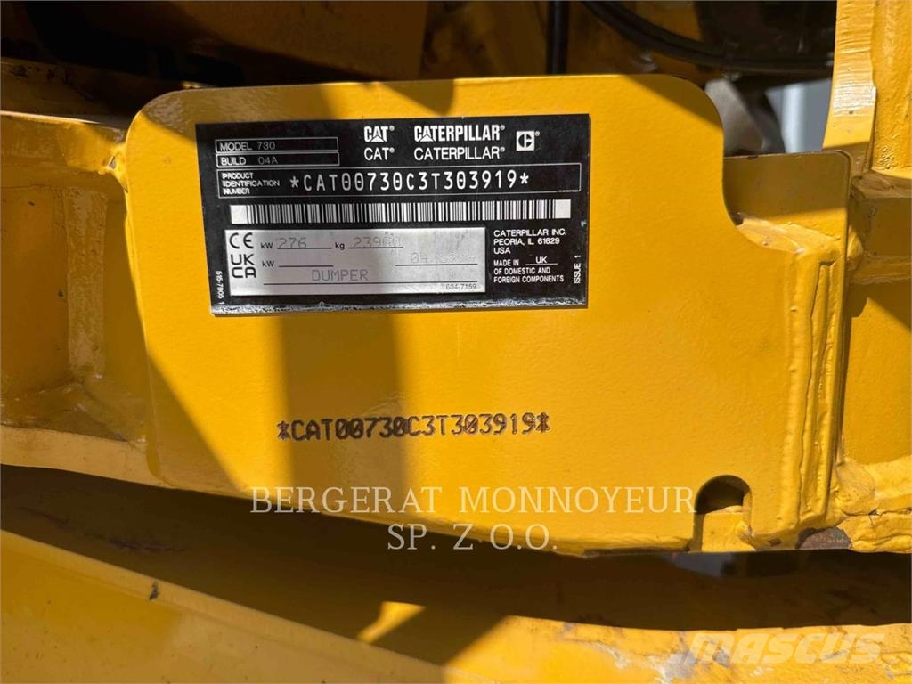CAT 730 Dumper - Knickgelenk