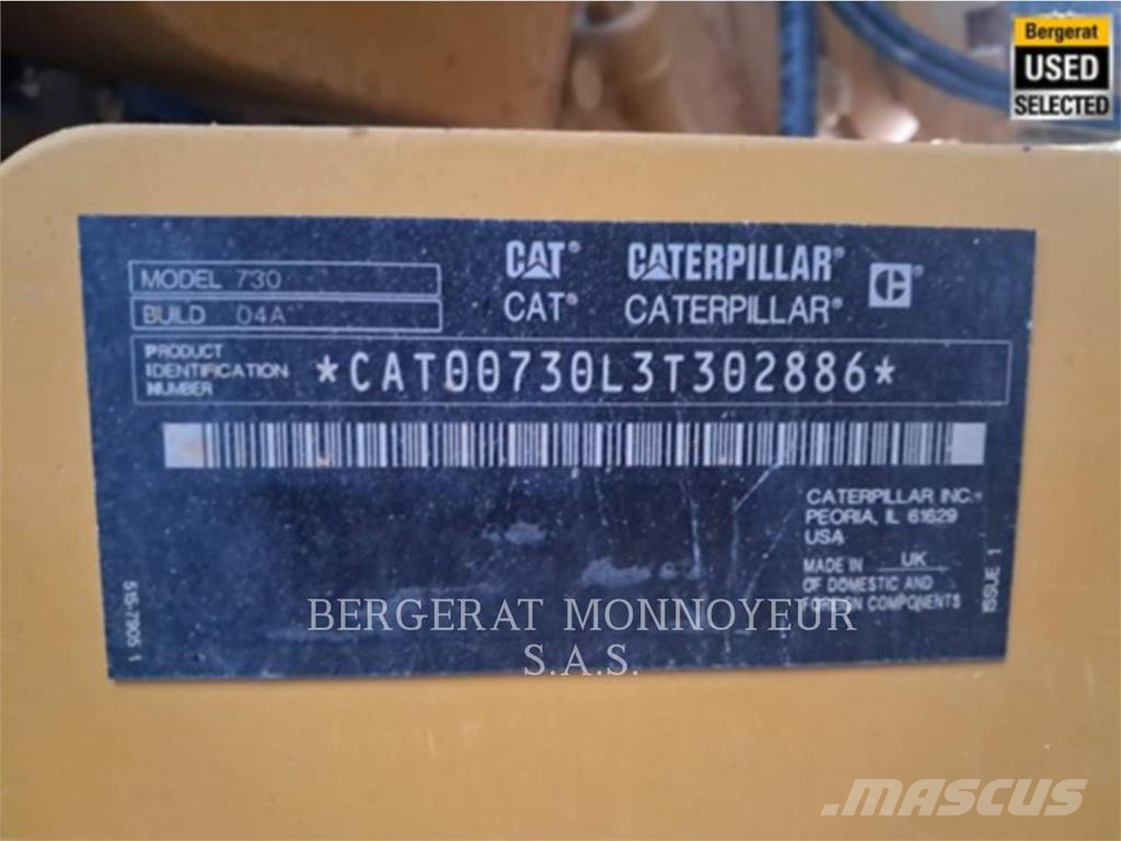 CAT 730 Rammestyrte Dumpere