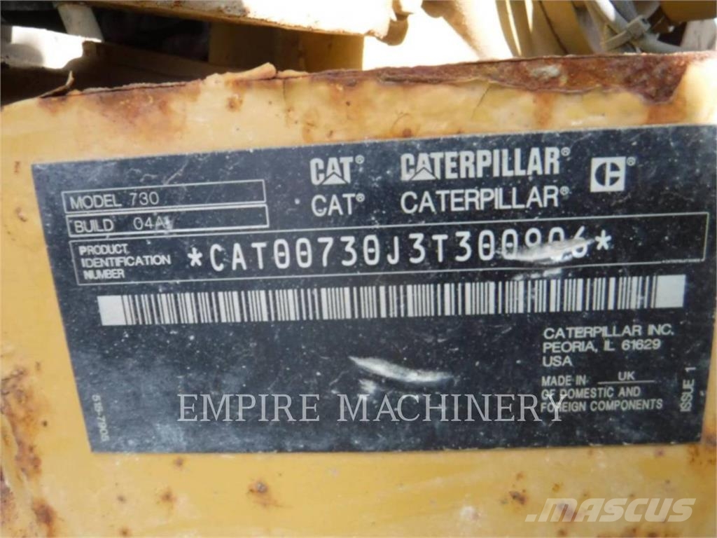 CAT 730 Liigendraamiga pinnaseveokid