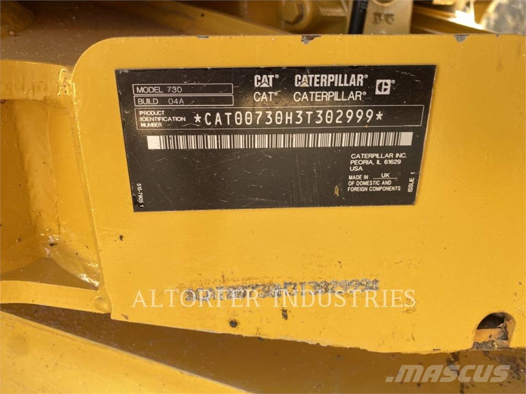 CAT 730-04 Artikulētie pašizgāzēji
