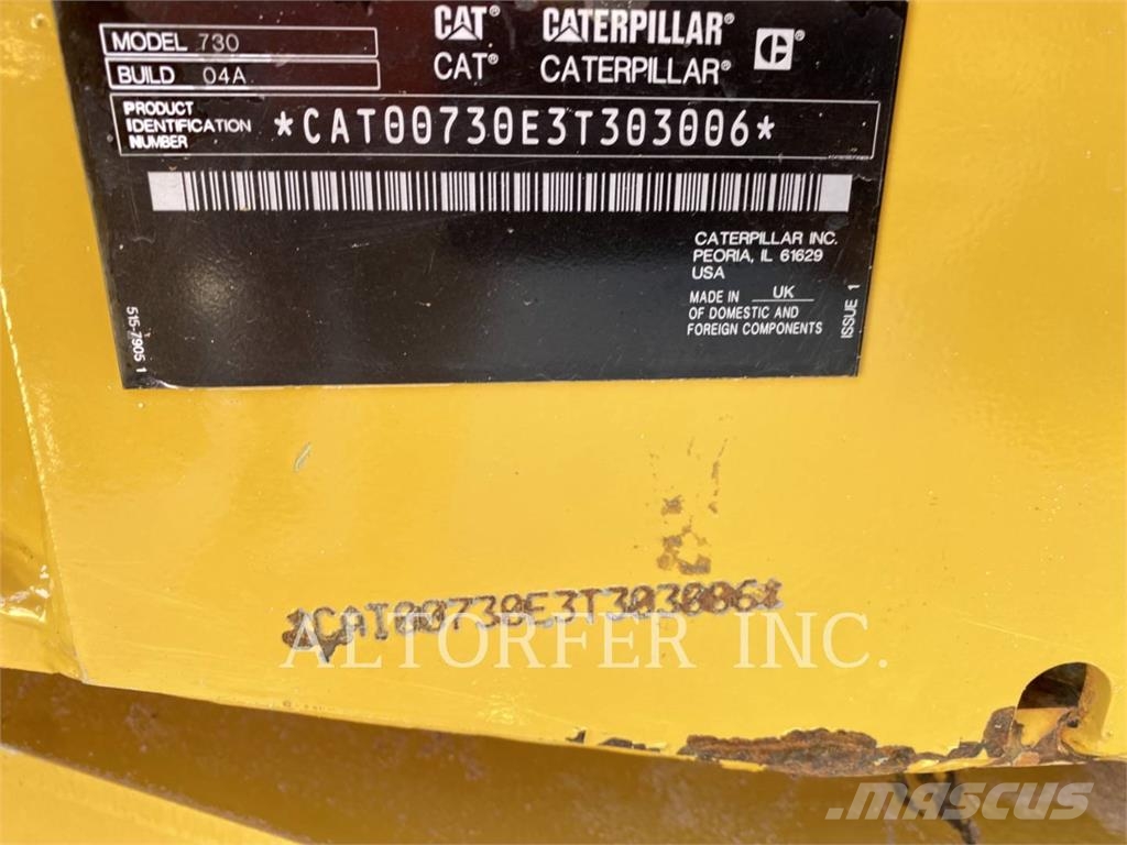 CAT 730-04 Liigendraamiga pinnaseveokid