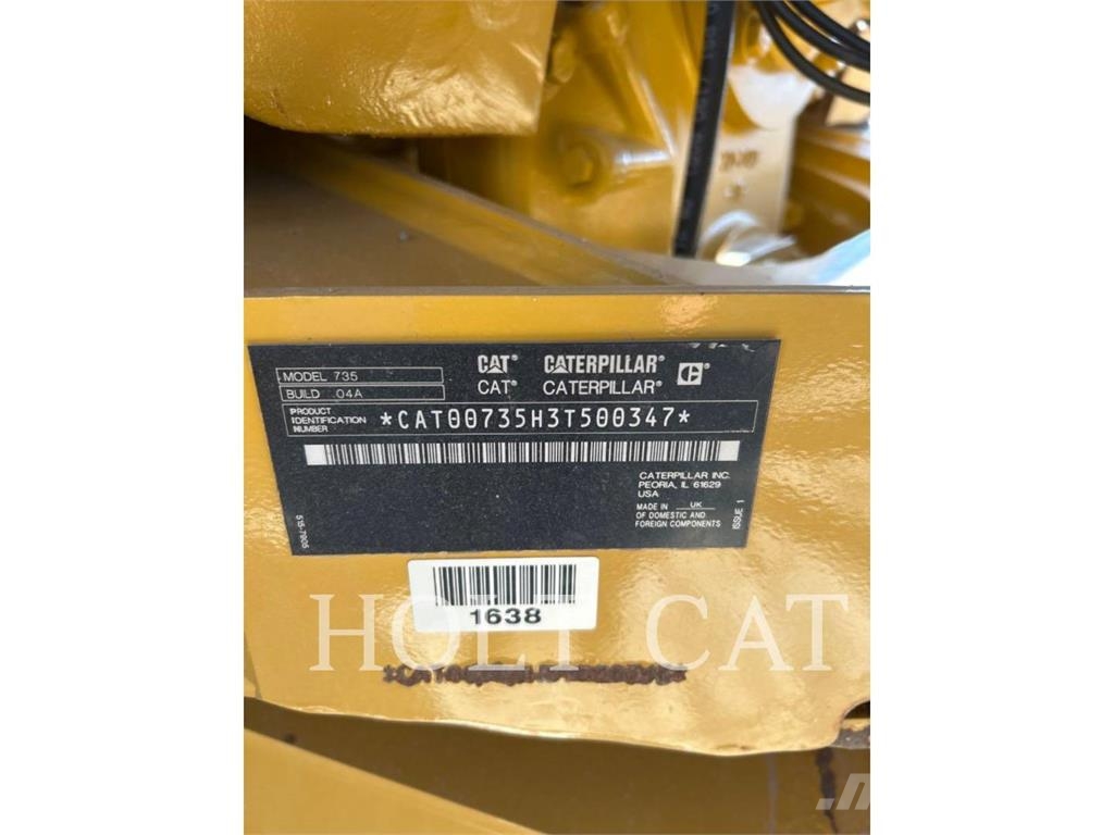 CAT 735 Dúmpers articulados
