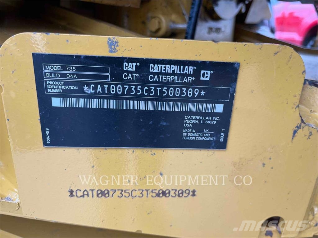 CAT 735 연결식 홀러