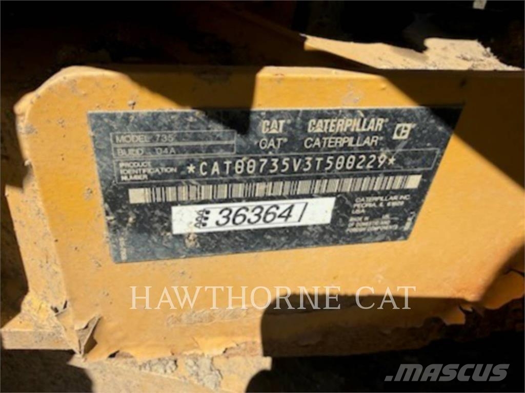 CAT 735 WW Kloubové dempry