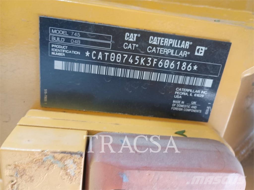 CAT 745 Csuklósdömperek
