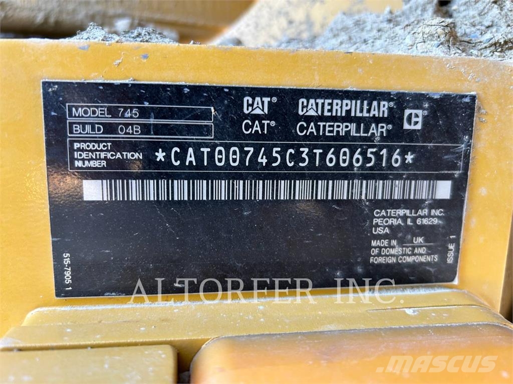 CAT 745-04 Wozidła przegubowe