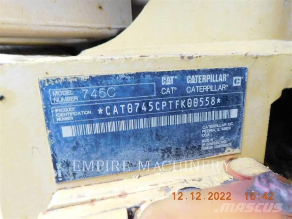 CAT 745C WT Veepaagiga autod