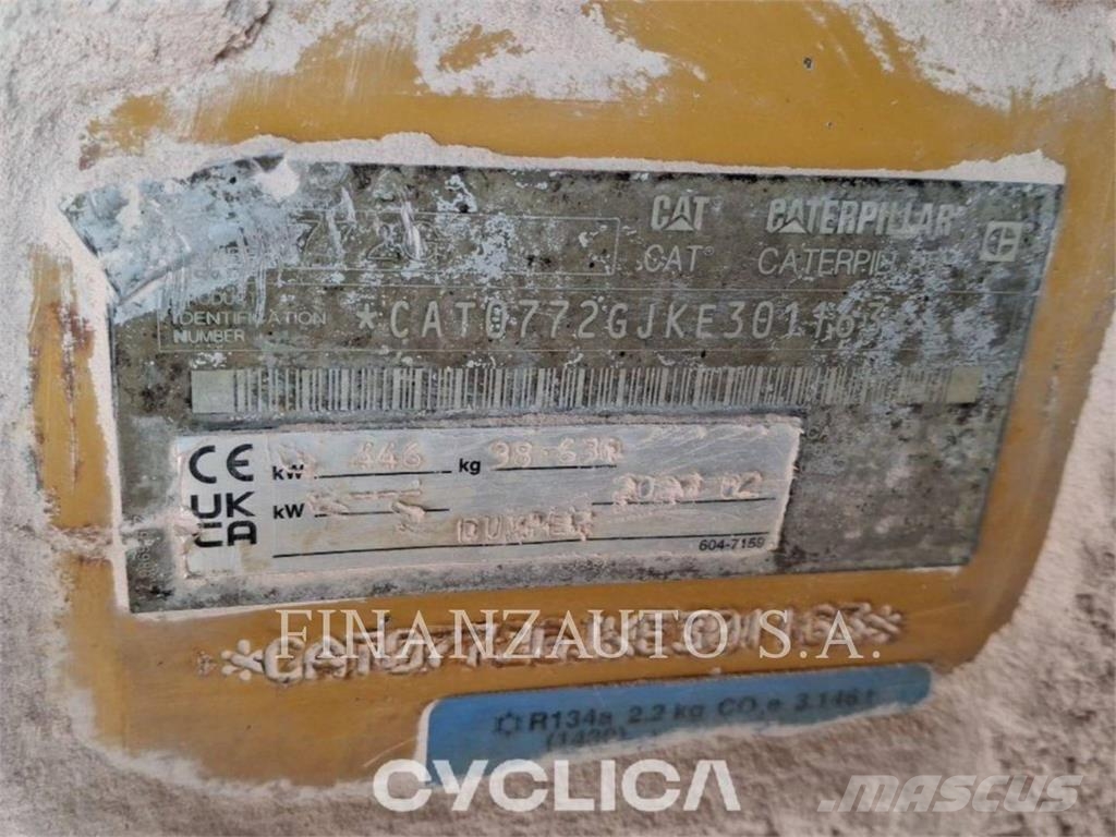 CAT 772G Liigendraamiga pinnaseveokid