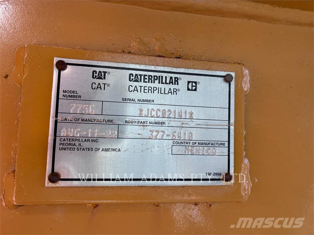 CAT 775G Camiones articulados