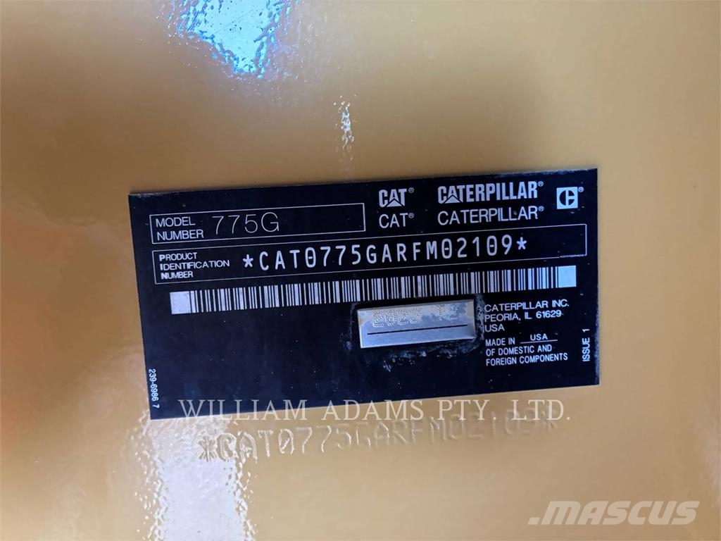 CAT 775G Camiones articulados
