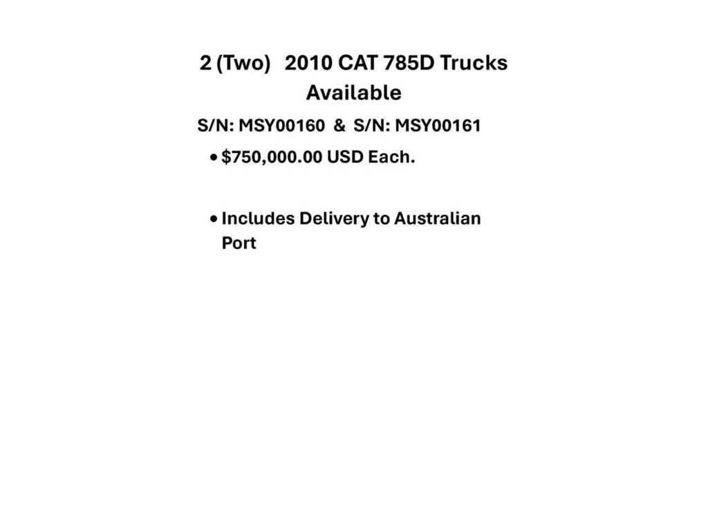 CAT 785D Liigendraamiga pinnaseveokid