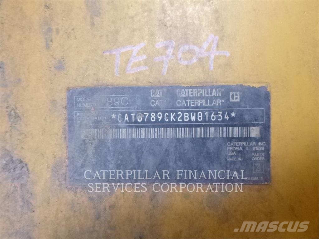 CAT 789C Camiones articulados
