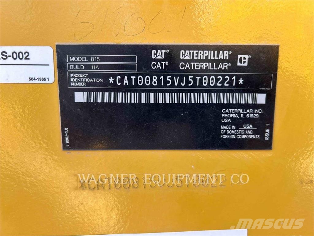 CAT 81511 Iekrāvēji uz riteņiem