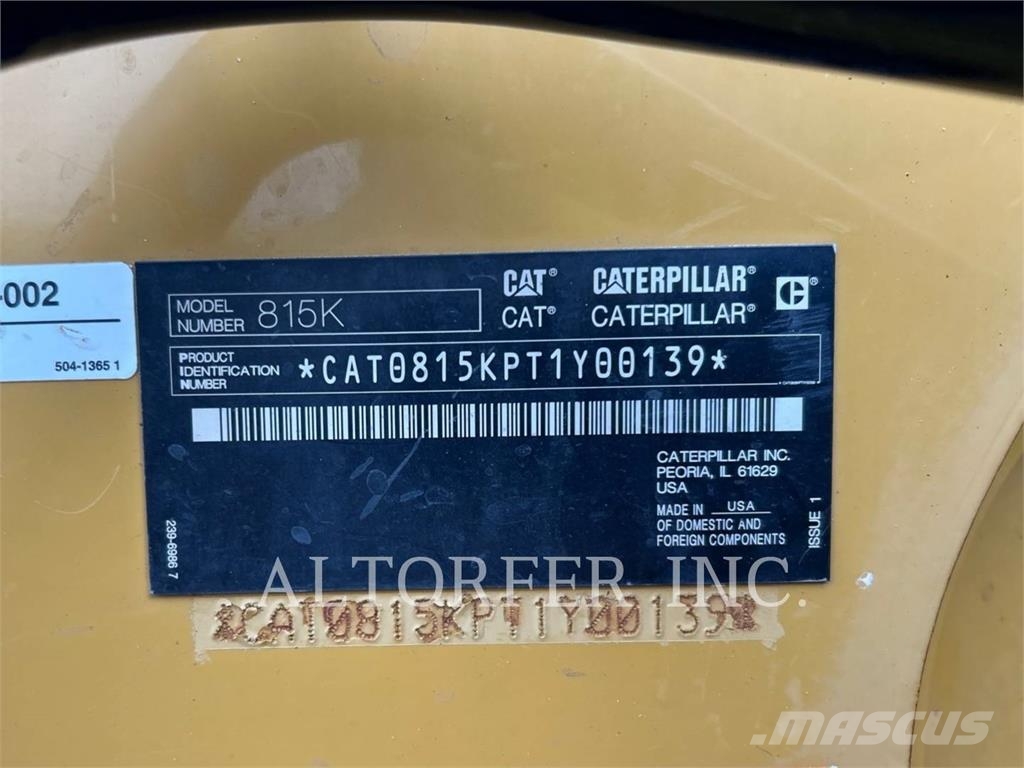 CAT 815K Pinnasetihendajad