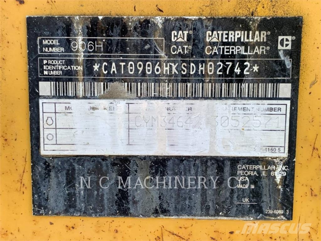 CAT 906H Φορτωτές με λάστιχα (Τροχοφόροι)