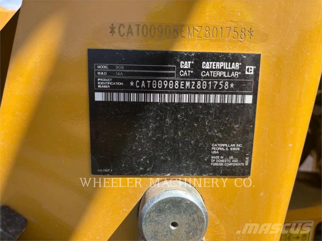 CAT 908 Naudoti ratiniai krautuvai