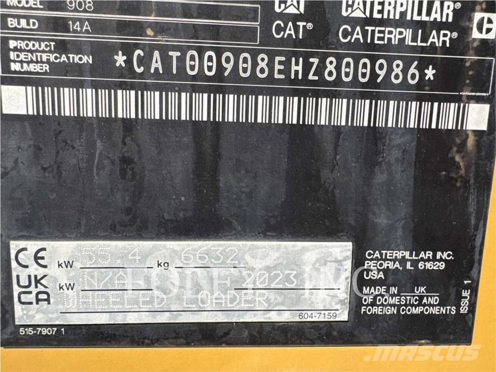 CAT 908-14 Kolesni nakladalci