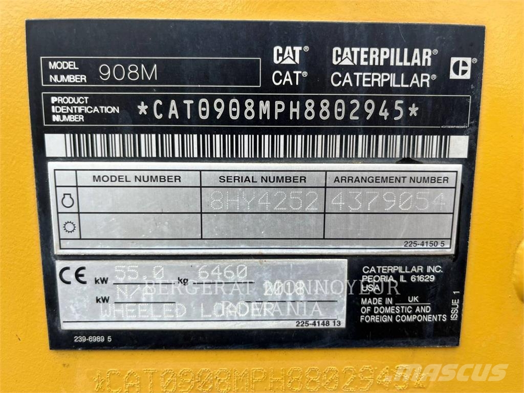 CAT 908M Hjullastare