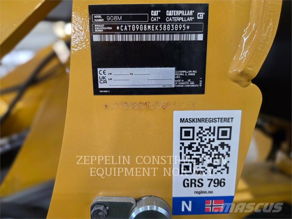 CAT 908M Hjullastere