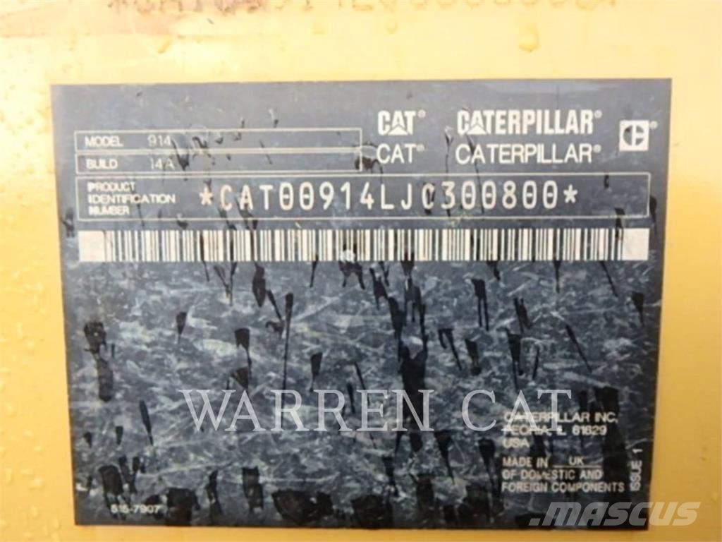 CAT 914 휠로우더