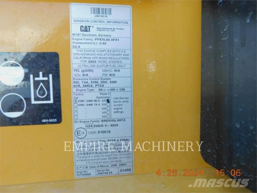 CAT 920-14 FC Iekrāvēji uz riteņiem