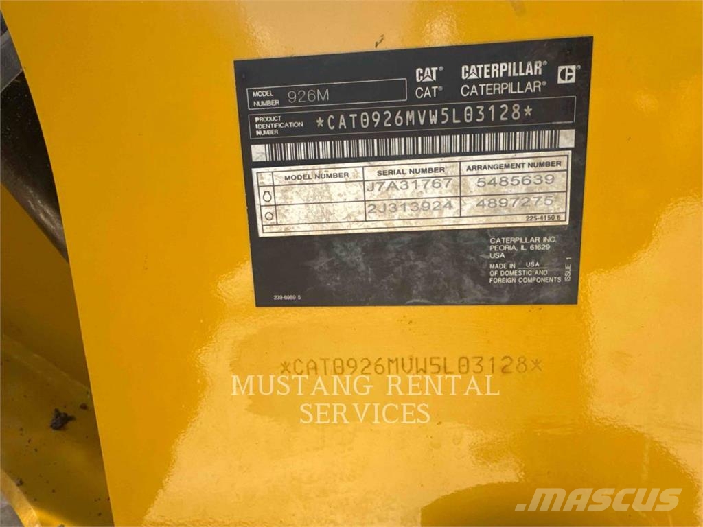 CAT 926 Φορτωτές με λάστιχα (Τροχοφόροι)