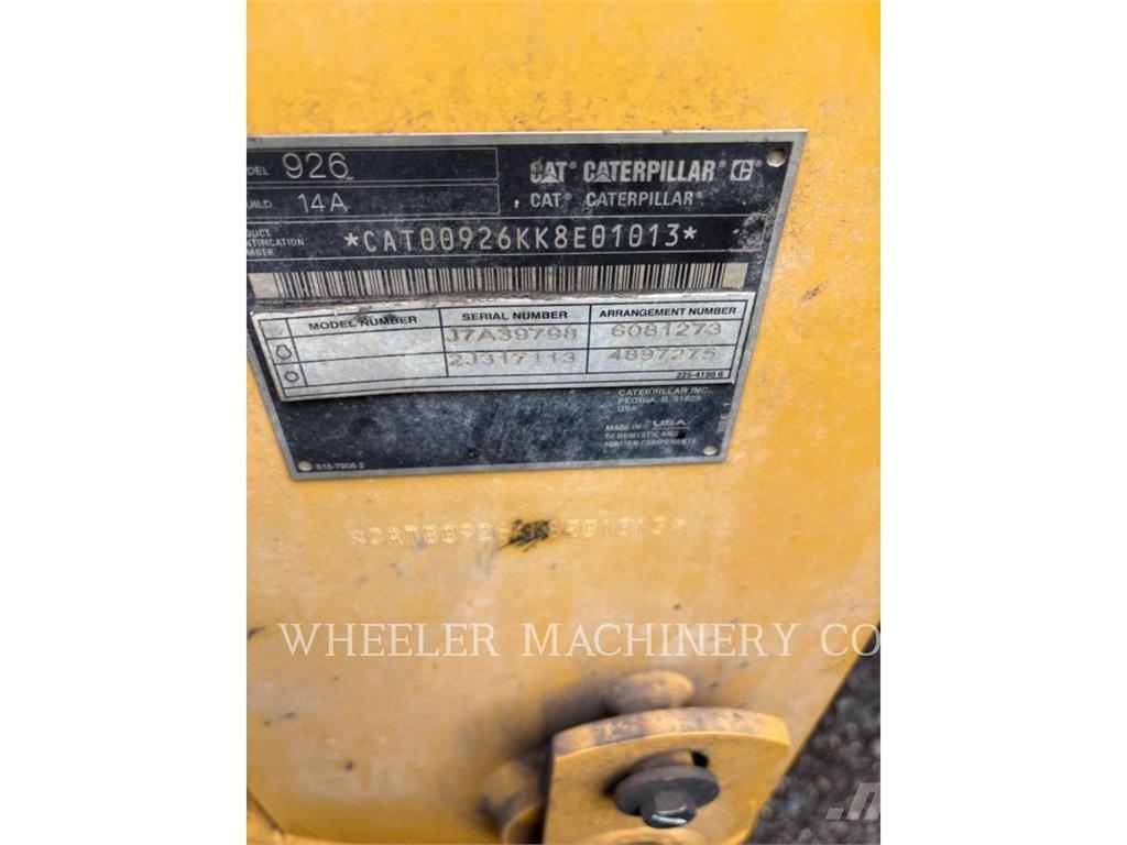 CAT 926 QC Radlader