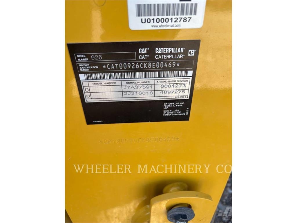 CAT 926 QC 3V Wheel loaders