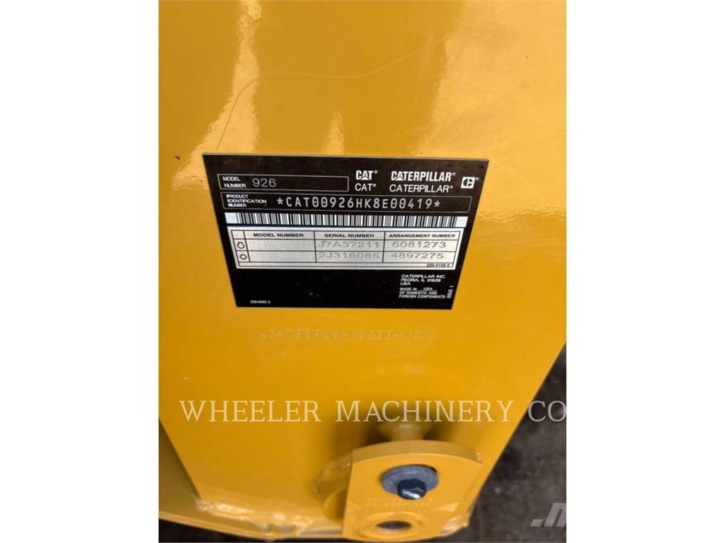 CAT 926 QC 3V Naudoti ratiniai krautuvai