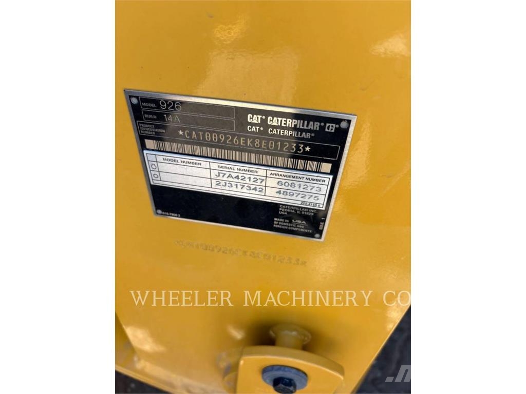 CAT 926 QC 4V Naudoti ratiniai krautuvai