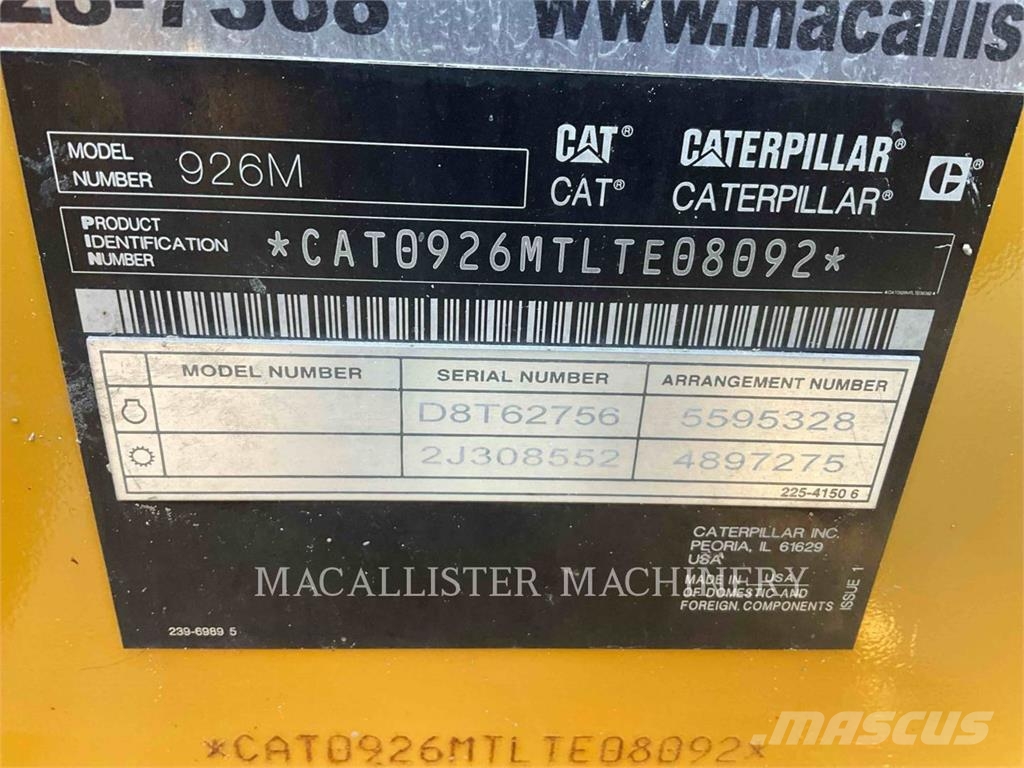 CAT 926M لوادر بعجل