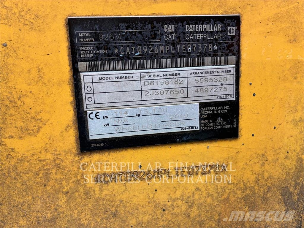 CAT 926M Wheel loaders