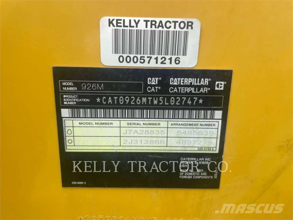 CAT 926M 휠로우더