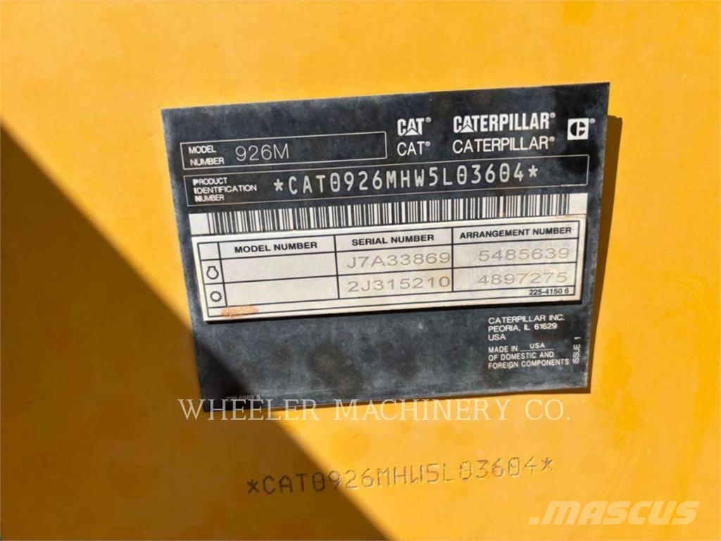 CAT 926M HL QC Wheel loaders