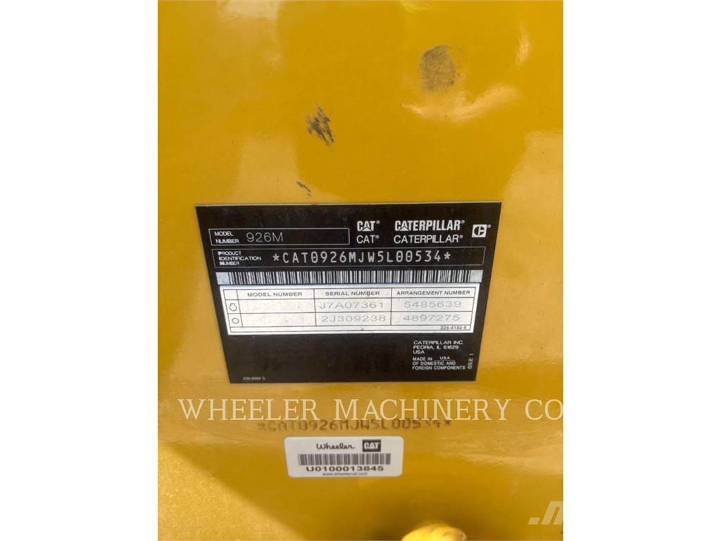 CAT 926M QC Wheel loaders